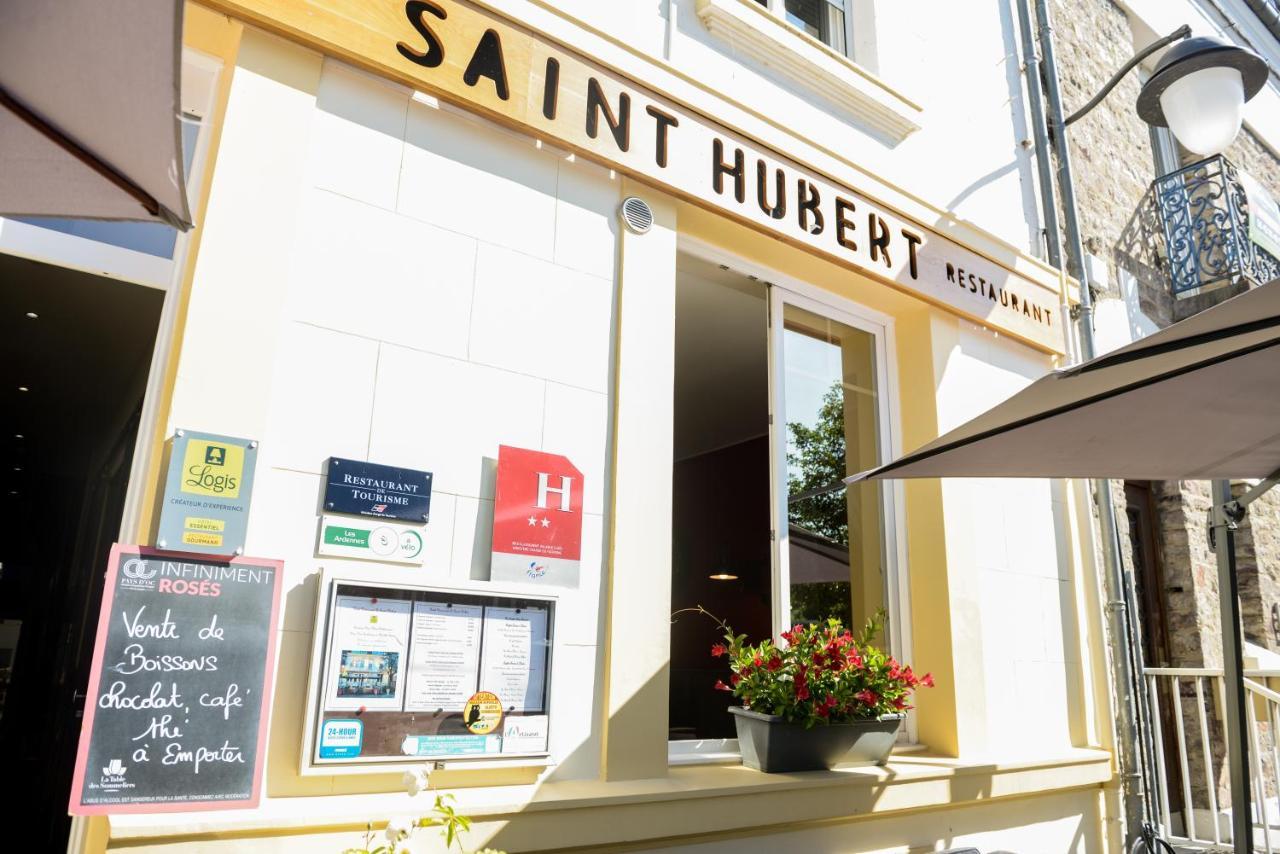 Logis Le Saint Hubert Hotel Haybes Bagian luar foto
