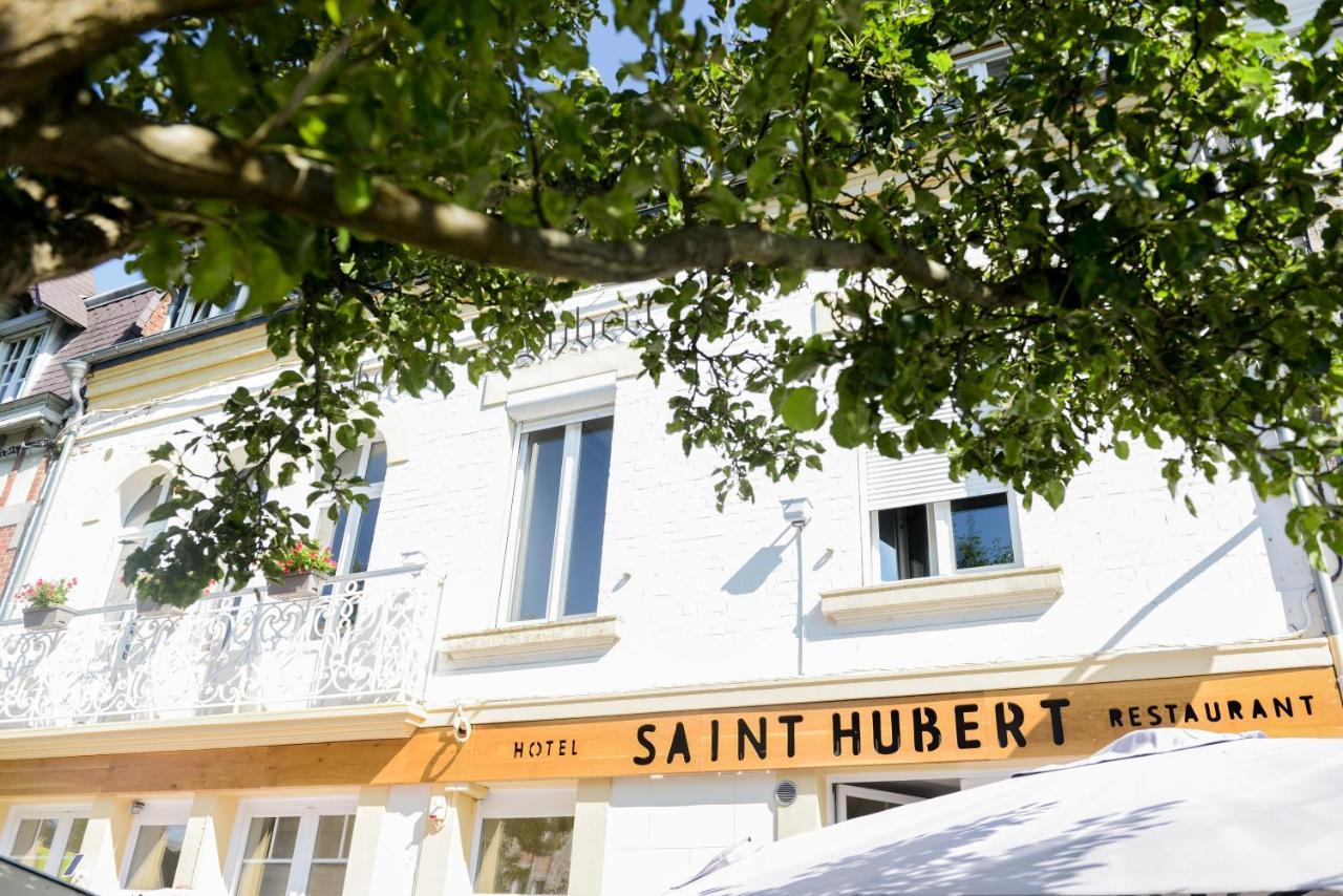 Logis Le Saint Hubert Hotel Haybes Bagian luar foto